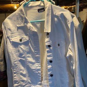 White Jean jacket
